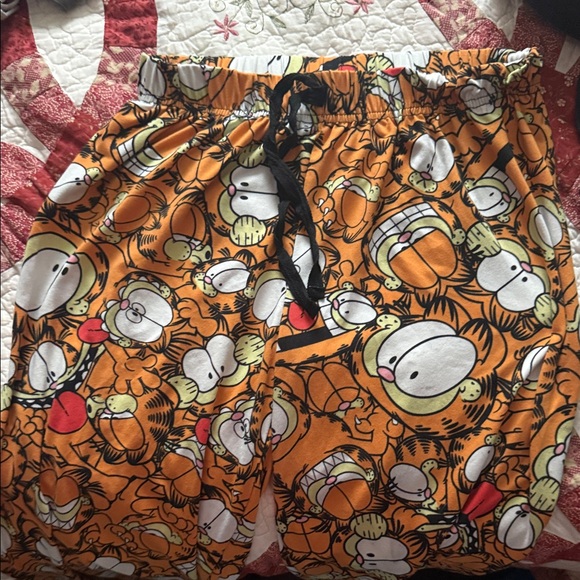 Garfield Other - Garfield Women's Cartoon Pajama Shorts - Orange